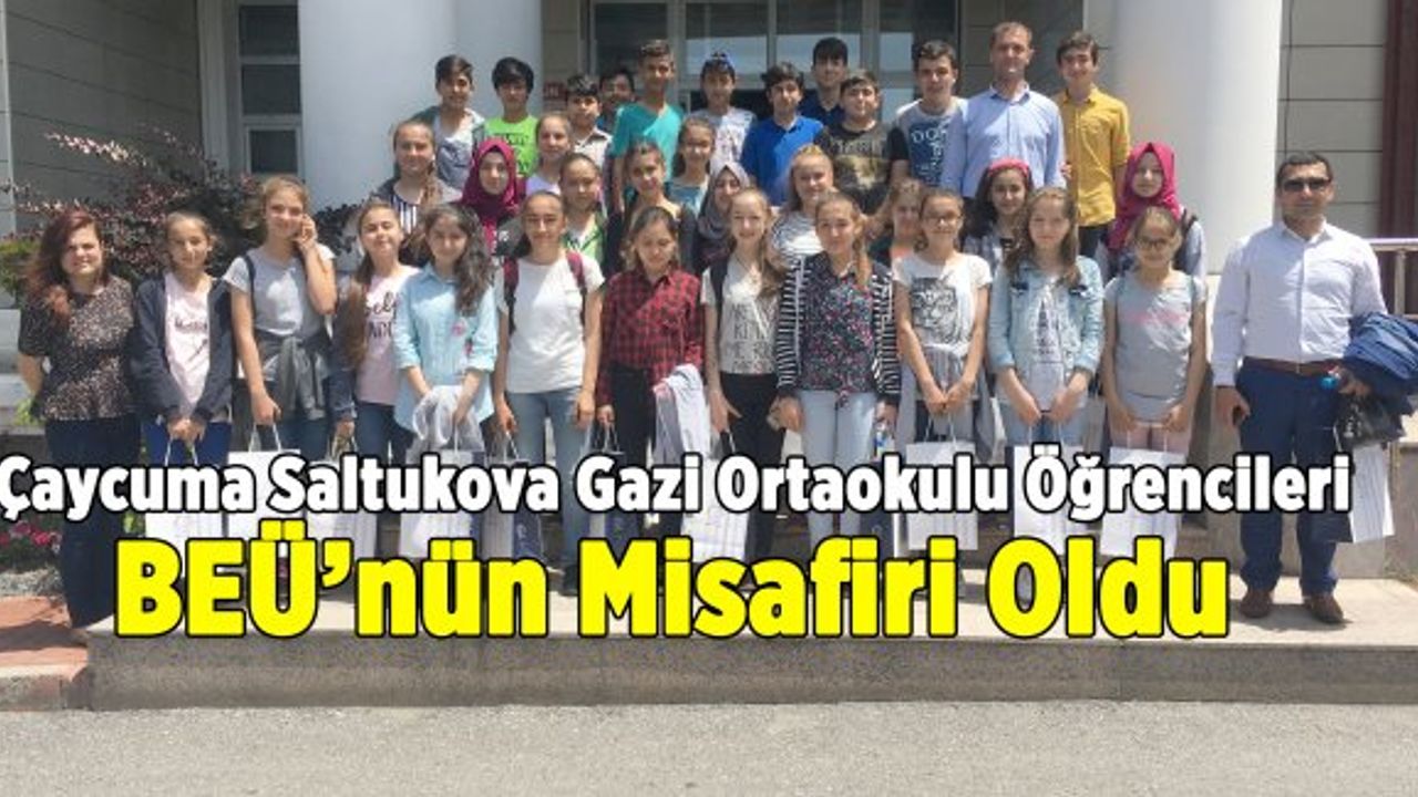 Çaycuma Saltukova Gazi Ortaokulu Öğrencileri BEÜ’nün Misafiri Oldu