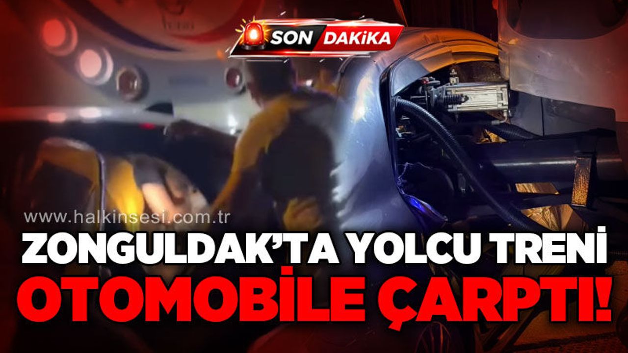 Zonguldak'ta yolcu treni kaza yaptı: Yaralılar hastaneye kaldırıldı!