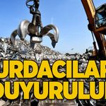 Hurdacılara duyurulur