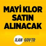 Mayi klor satın alınacak