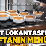 Kent Lokantası'nda haftanın menüsü
