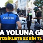 Yaya yoluna giren 17 motosiklete 52 bin TL ceza!