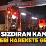 Tuz ruhu taşıyan kamyonda sızıntı: 2 kişi gazdan etkilendi