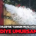 Bahçelievler'de yangın musluğu patladı: Zonguldak Belediyesi sessiz kaldı!