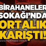 Zonguldak'ta Birahaneler Sokağı'nda gergin anlar!