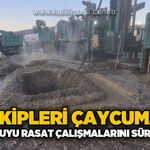 DSİ ekipleri Çaycuma’da yeraltı suyu rasat çalışması yürütüyor