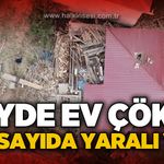 Tadilat yapılan köy evi çöktü: 5 kişi yaralandı