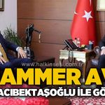 Muammer Avcı Vali Osman Hacıbektaşoğlu ile görüştü
