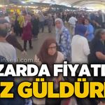 Pazarda fiyatlar yüz güldürdü