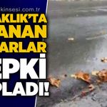 Kavaklık’ta tıkanan logarlar vatandaşı isyan ettirdi