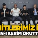 Ülkü Ocakları Zonguldak’ta şehitler için Kur’an-ı Kerim okuttu