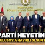 AK Parti heyetinden Rektör Ulusoy’a hayırlı olsun ziyareti
