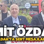 Ümit Özdağ Zonguldak’tan sert mesajlar verdi: Gündem anayasa, ekonomi ve sığınmacılar