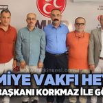İnamiye Vakfı Heyeti MHP İl Başkanı Korkmaz ile görüştü