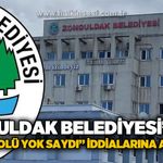 Zonguldak Belediyesi’nden “protokolü yok saydı” iddialarına açıklama