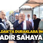 Zonguldak'ta duraklara inceleme: Bahadır sahaya indi