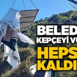 Belediye operasyon yaptı: Kaçak yapıları tamamen kaldırdı!