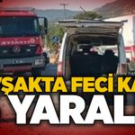 Kavşakta feci kaza: 6 yaralı!
