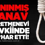 Tanınmış manav Öğretmenevi mevkiinde asılı halde bulundu!