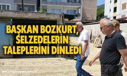 Başkan Selzedelerin taleplerini dinledi