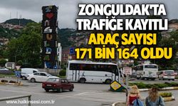 Zonguldak'ta trafiğe kayıtlı araç sayısı 171 bin 164 oldu