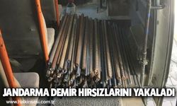 Jandarma demir hırsızlarını yakaladı