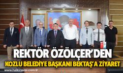 Rektör Özölçer’den Kozlu Belediye Başkanı Bektaş’a Ziyaret