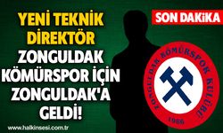 Yeni teknik direktör Zonguldak Kömürspor için Zonguldak'a geldi!