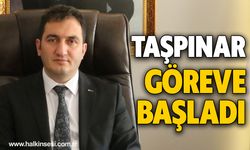 Taşpınar göreve başladı 