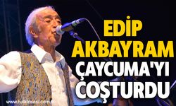 Edip  Akbayram Çaycuma'yı coşturdu