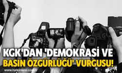 KGK'dan 'Demokrasi ve basın özgürlüğü' vurgusu!