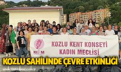 Kozlu sahilinde çevre etkinliği