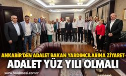 ANKABİR’DEN ADALET BAKAN YARDIMCILARINA ZİYARET... ADALET YÜZ YILI OLMALI