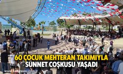 60 çocuk mehteran takımıyla sünnet coşkusu yaşadı