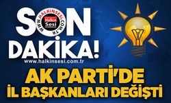 AK Parti'de il başkanları değişti!