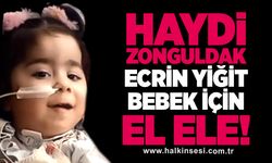 Haydi Zonguldak el ele!  SMA hastası Ecrin Yiğit için yardım kampanyası!