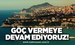 Göç vermeye devam ediyoruz!