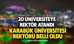 Cumhurbaşkanı Recep Tayyip Erdoğan, 20 üniversiteye rektör atadı