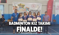 Badminton kız takımı finalde!