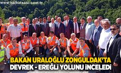 Bakan Uraloğlu Zonguldak'ta... Devrek - Ereğli yolunu inceledi