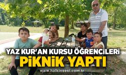 Yaz Kur'an kursu öğrencileri piknik yaptı