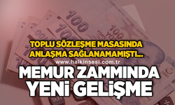 Memur zammında yeni gelişme