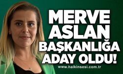 Merve Aslan Başkanlığa aday oldu!