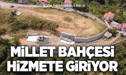 Gülüç Millet bahçesi hizmete giriyor