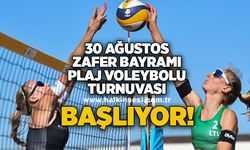 30 Ağustos Zafer Bayramı Plaj Voleybolu Turnuvası başlıyor!