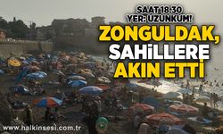 Zonguldak'ta vatandaşlar sahillere akın etti