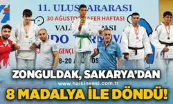 Zonguldak Sakarya'dan 8 madalya ile döndü!