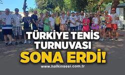 Türkiye Tenis Turnuvası sona erdi!