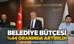 Belediye bütçesi %44 oranında artırıldı 