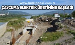 Çaycuma elektrik üretimine başladı